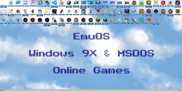 EmuOS - Juega a juegos clásicos de Windows 98/95 y MS-DOS online