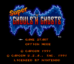 super ghouls'n ghosts