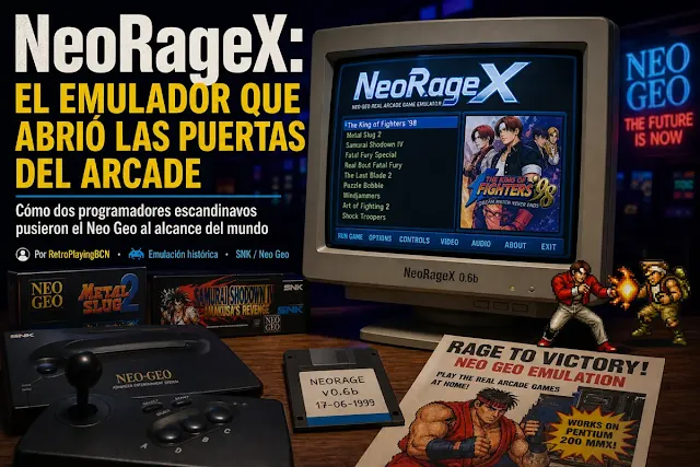 neoragex emulador de neogeo legendario