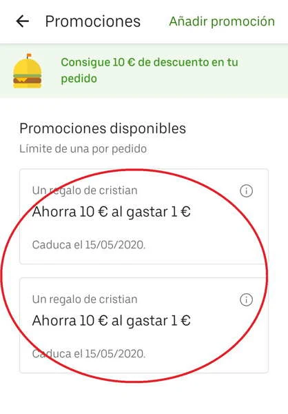Descuento 10€ Uber Eats: ¡Aprovecha la oferta!