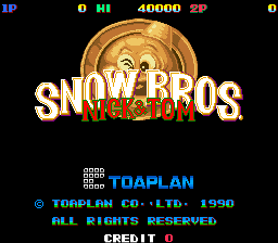 snow brothers megadrive