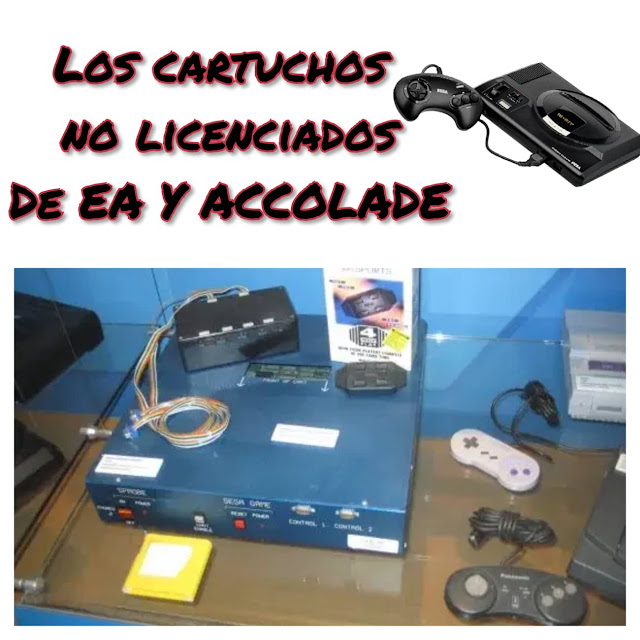historia sobre los cartuchos no oficiales de Electronic Arts y Accolade en la sega megadrive kits de desarrollo e ingeniería inversa