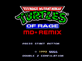 Turtles of rage remake megaSD
