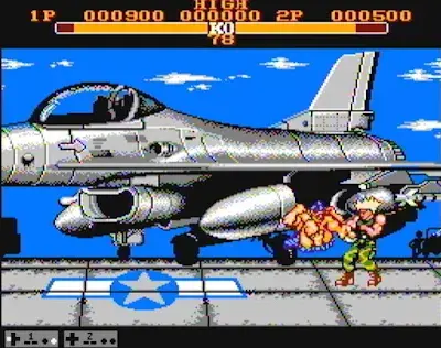 clon super street fighter ii world warriors combate entre guile y honda para la NES famicom