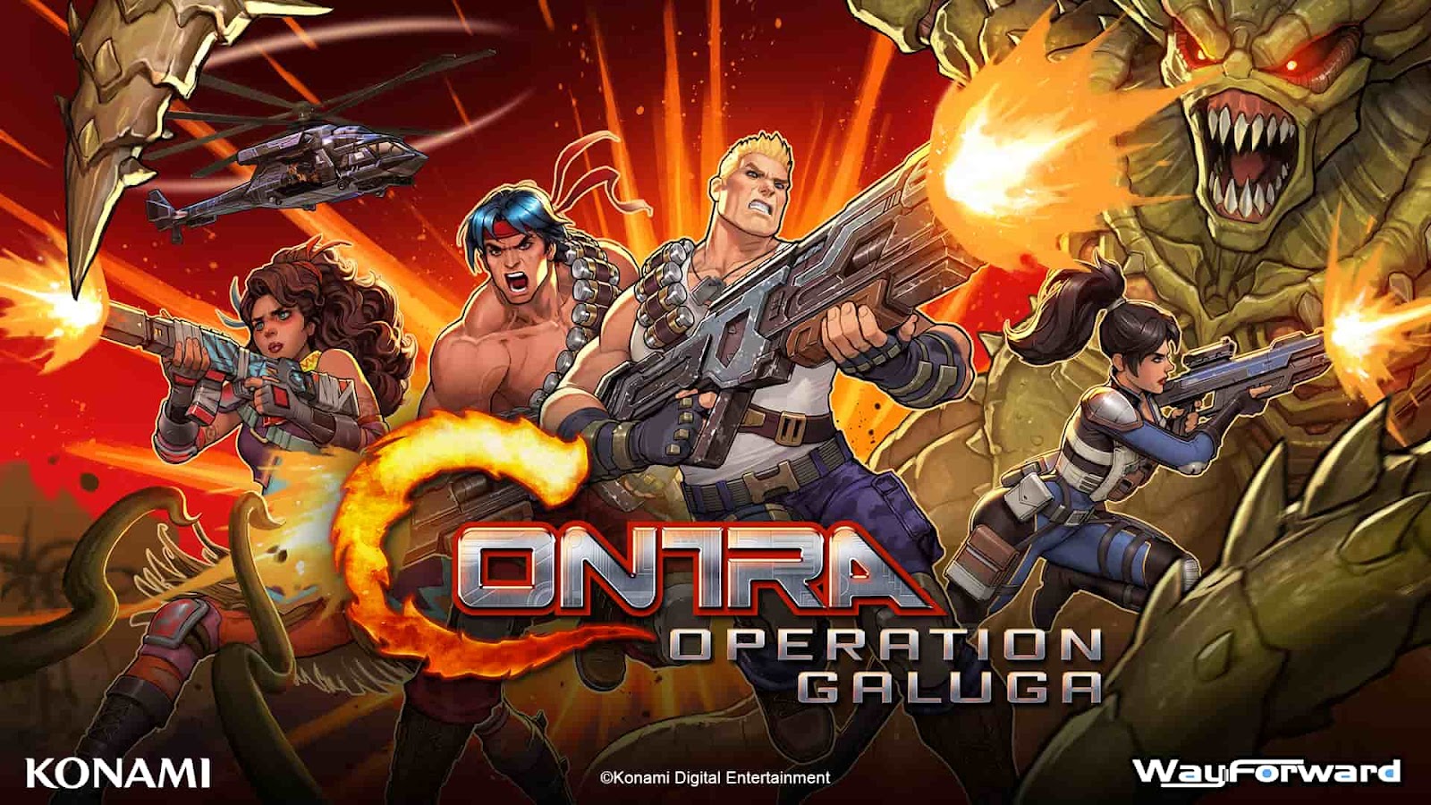 contra operation galuga vuelve franquicia contra run'n gun konami