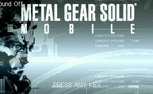 metal gear solid mobile versión móbil BREW preservado