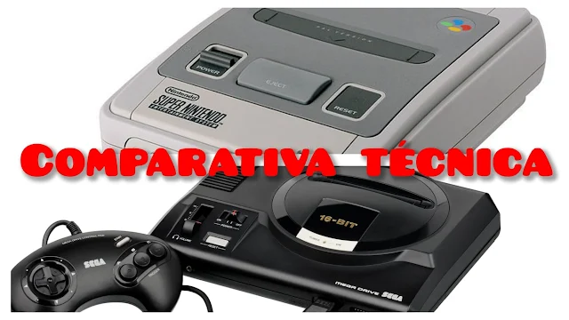 super nintendo vs megadrive comparativa técnica de la guerra de las consolas de los 16 bits de los años 90