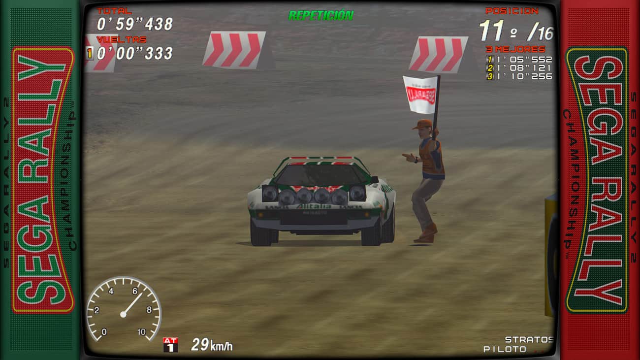 captura pantalla sega rally 2 pc optimizado