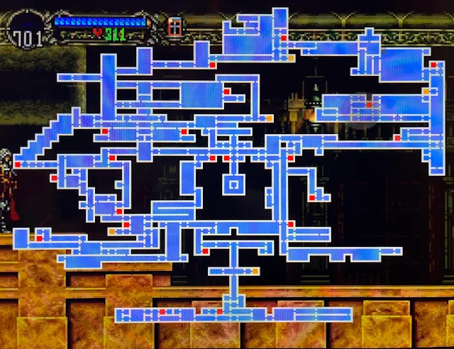 Castlevania: Symphony of the Night introdujo un mapa que explorar en la saga