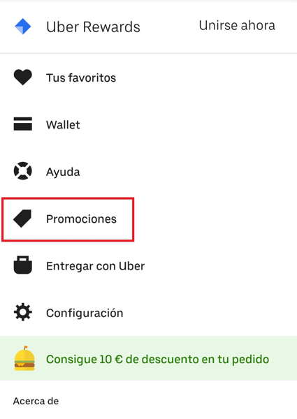 Código promocional Uber Eats: Introduce EATS-OVS9KL