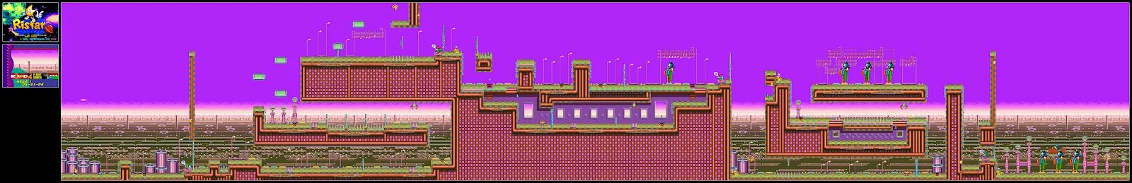 area 1 ristar megadrive