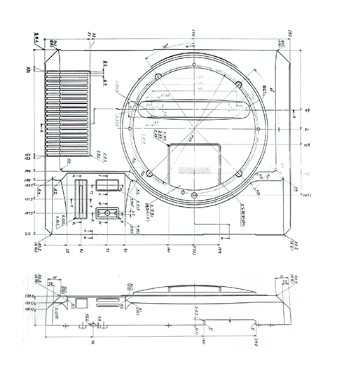 Diseño de la carcasa de Mega Drive