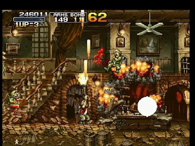 metal slug destruccion de escenarios en tiempo real