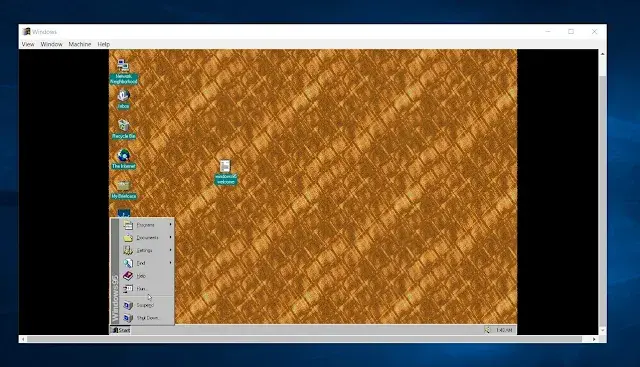 pantalla windows 95
