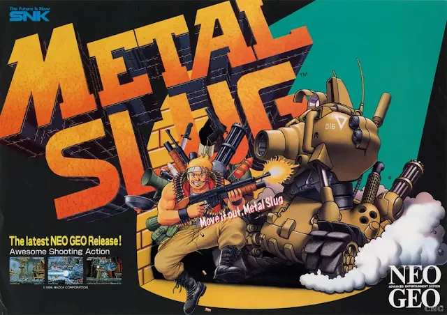 historia saga metal slug: de irem a nazca, el juego que redefinió el pixel art en neo-geo