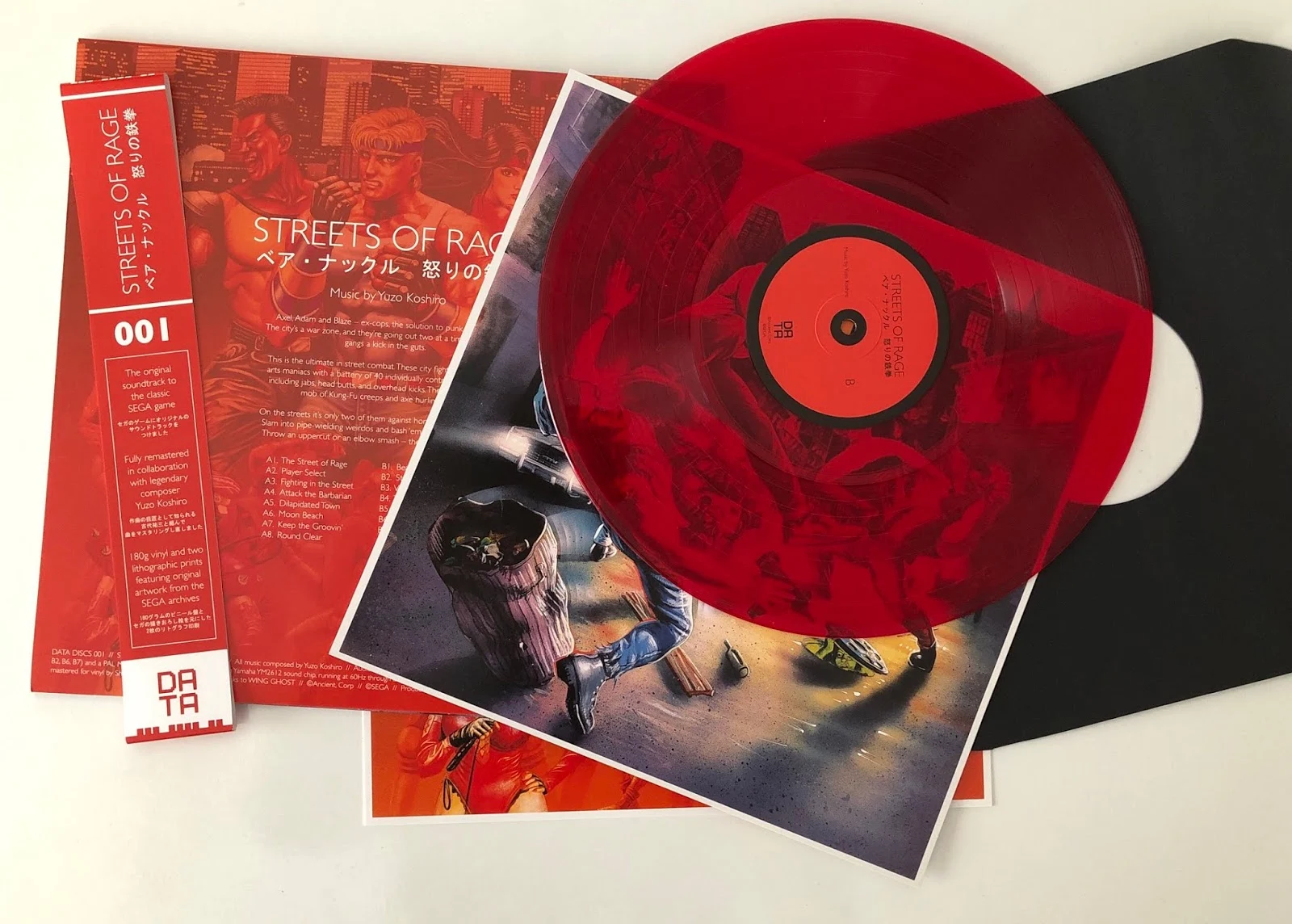 musica vinilo streets of rage sega
