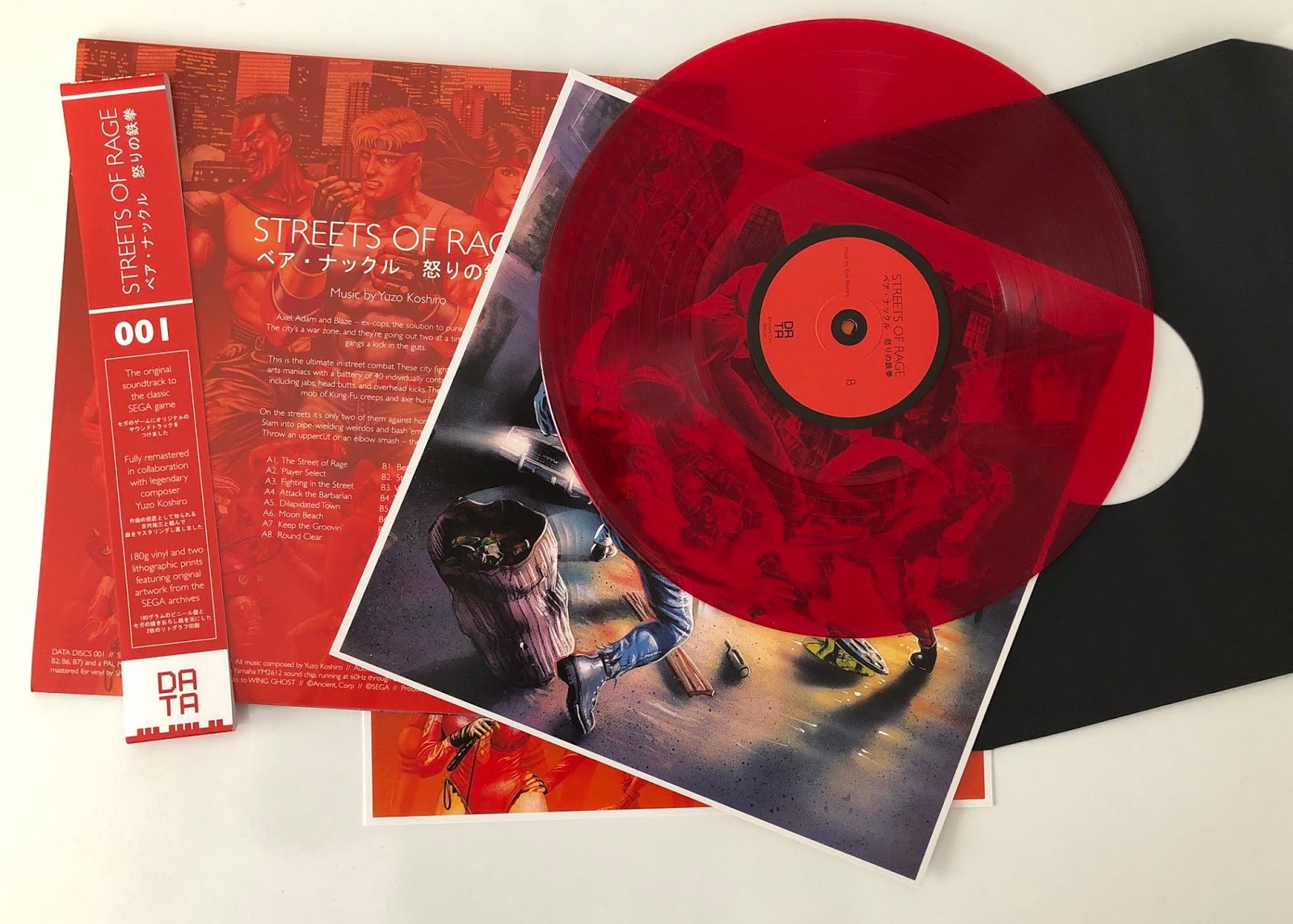 musica vinilo streets of rage sega