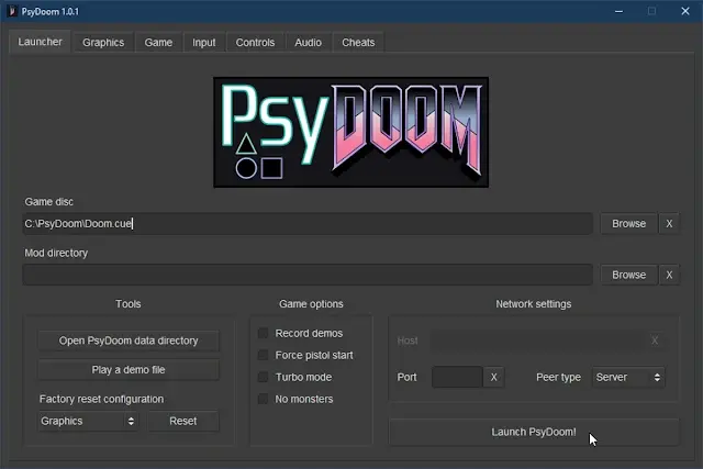 psydoom port doom de la ps1 para pc