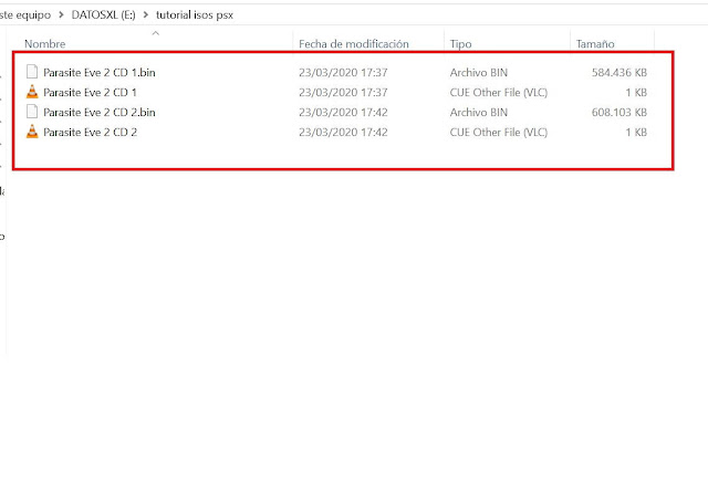 tutorial compresion isos parasite eve 2