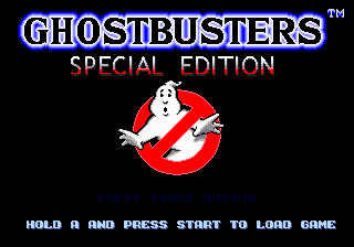ghostbusters special edition sega megadrive
