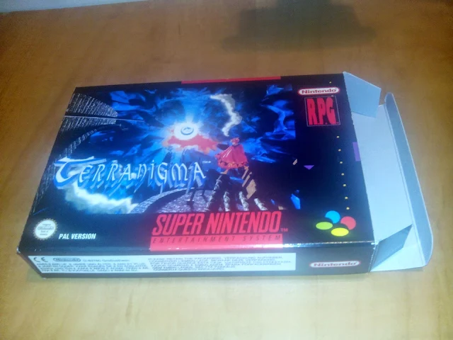 caja repro juego terranigma snes