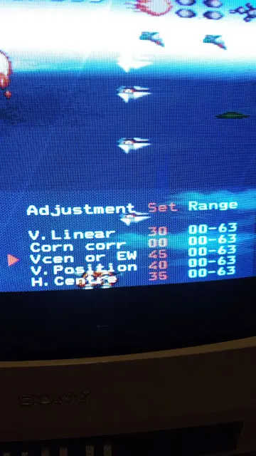 tele sony triniton crt tubo