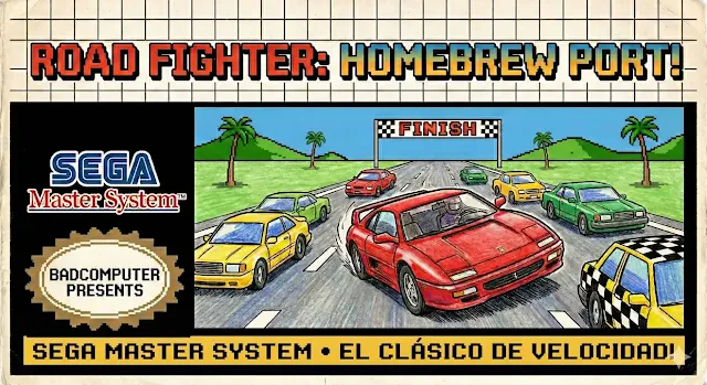 road fighter master system homebrew port