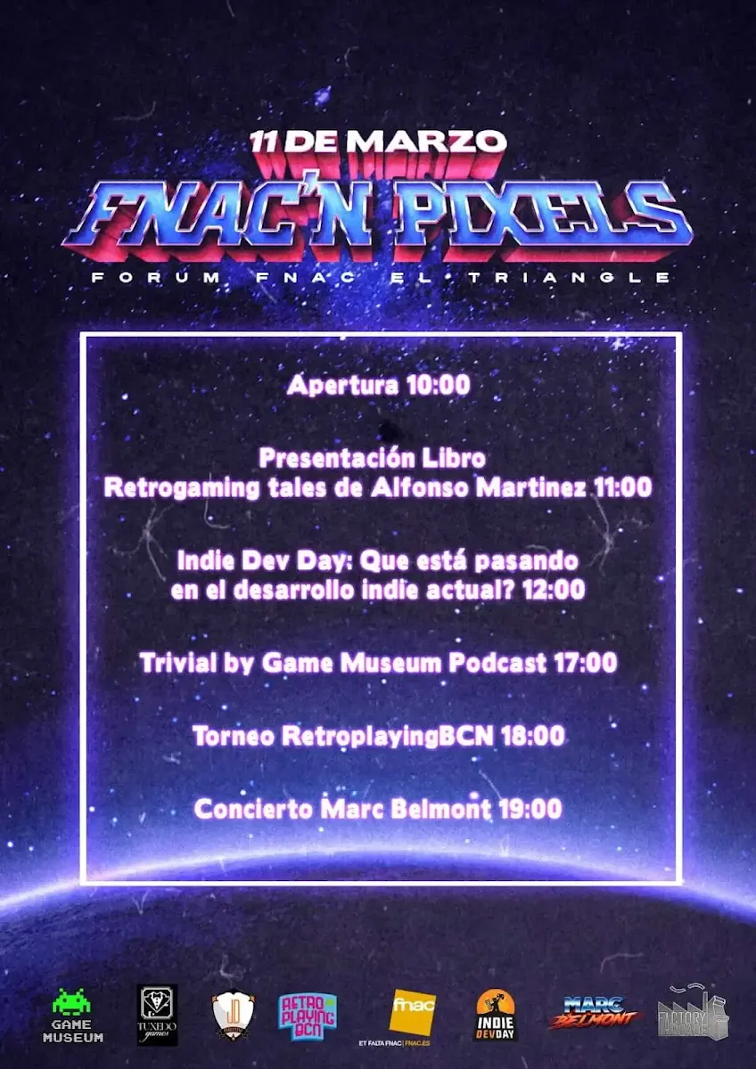 evento fnac'n pixels 2023 retrogaming