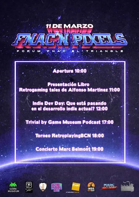 evento fnac'n pixels 2023 retrogaming