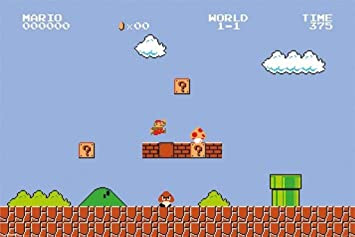video super mario bros nes