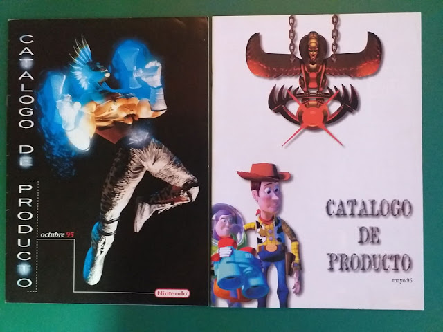 catalogo productos 1995 club nintendo