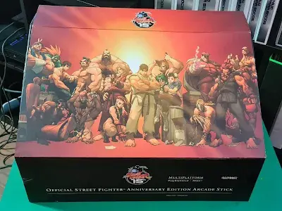 official street fighter II arcade stick collection