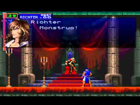 castlevania psx castellano escena del inicio