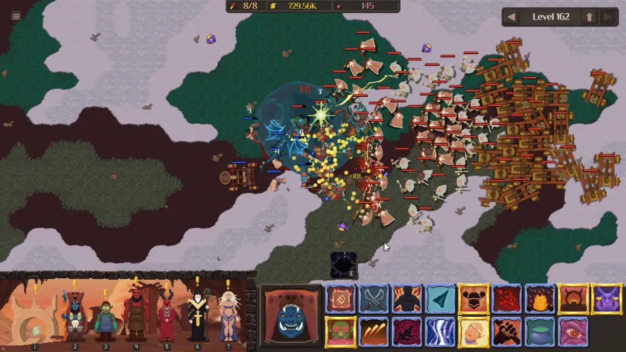 captura pantalla orc incremental juego indie estrategia
