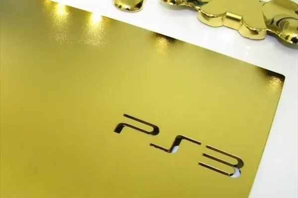 ps3 supreme bañada en oro 22 kilates