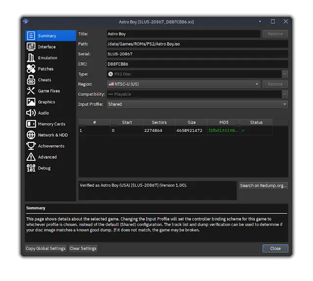 Adiós a los Cambios Constantes, Hola a las Configuraciones por Juego pcsx 2.0