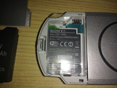 tutorial psp retro PSP 3004 batería