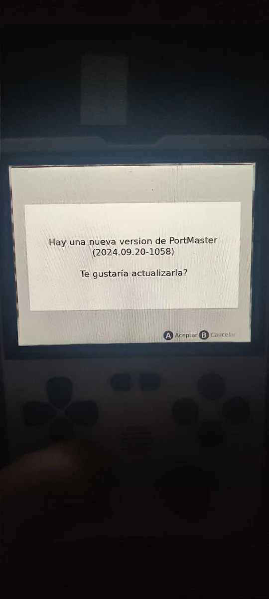 actualizando portmaster en la portátil XU10 de forma automática