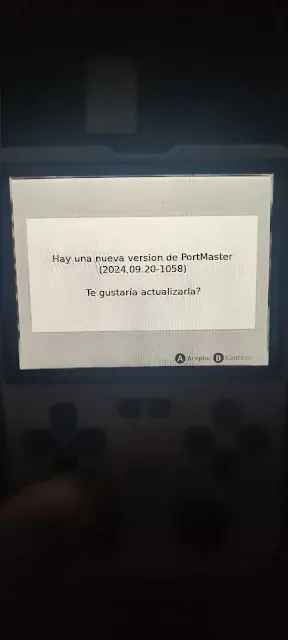 actualizando portmaster en la portátil XU10 de forma automática