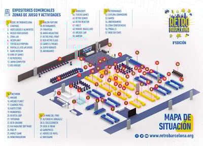 mapa expositores retrobarcelona 2023