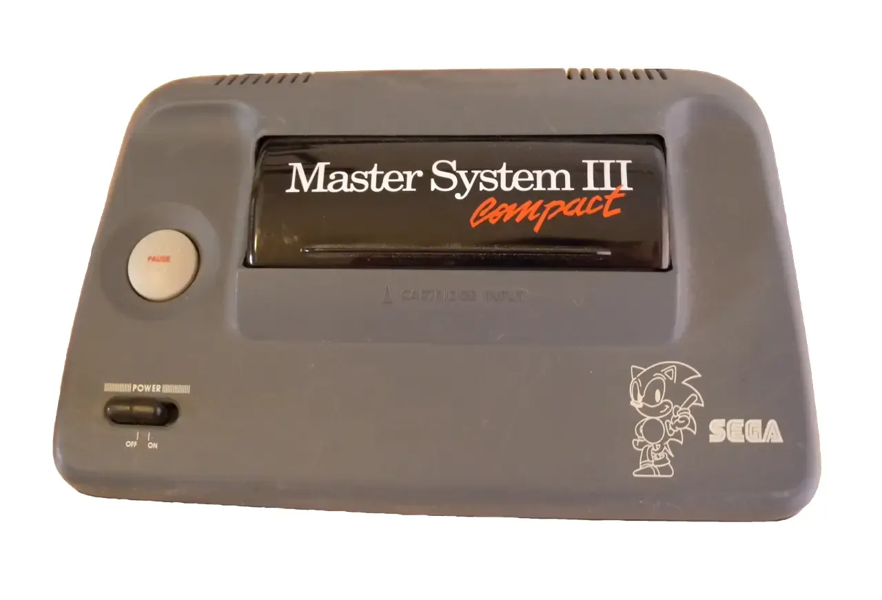 consola sega master system III compact