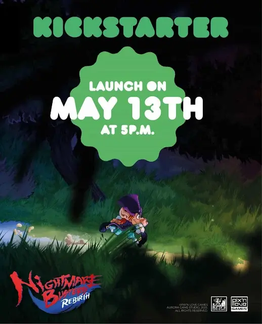 Nightmare Busters Rebirth Kickstarter y demo en Steam - Flynn y Floyd en acción con estilo retro HD