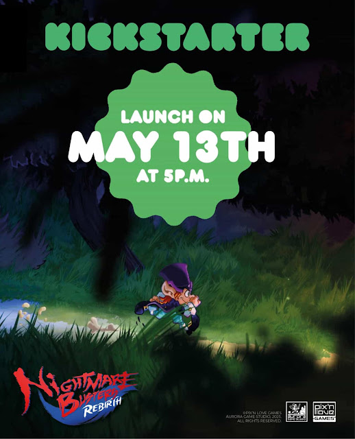 Nightmare Busters Rebirth Kickstarter y demo en Steam - Flynn y Floyd en acción con estilo retro HD