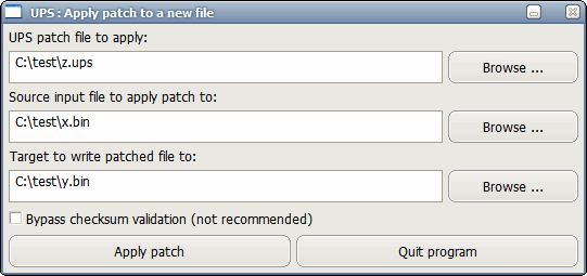 ups patcher