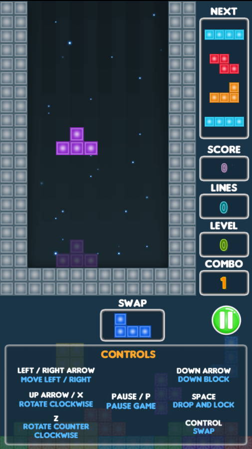 Super Tetris, juego online gratis HTML5