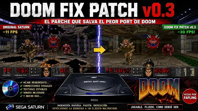 Doom Fix Patch v0.3: el peor port de DOOM por fin arreglado