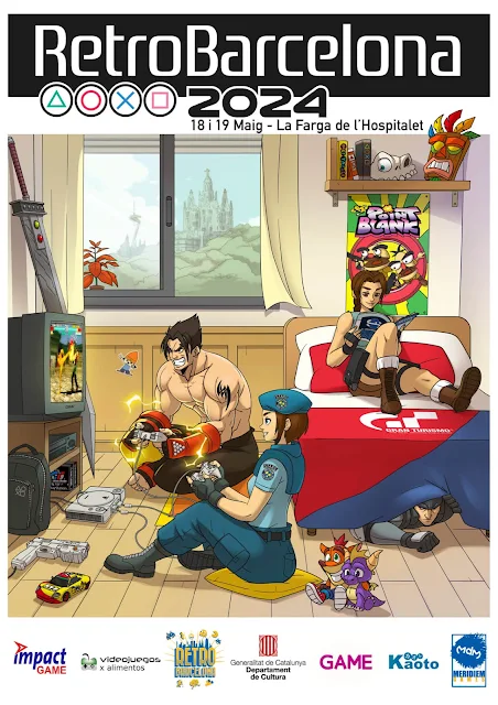 9ª Edición feria Retrobarcelona 2024 cartel oficial