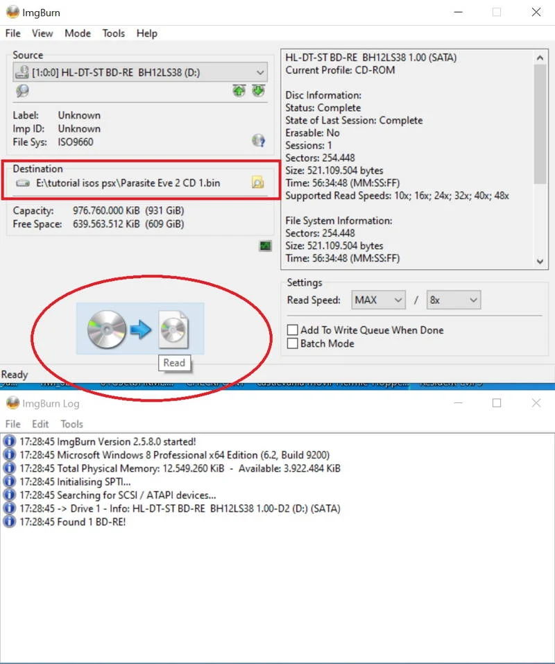 guía imageburn