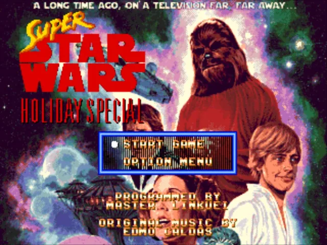super star wars holiday port sega megadrive