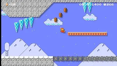 super mario maker 2 nintendo switch nivel creado por aficionado.